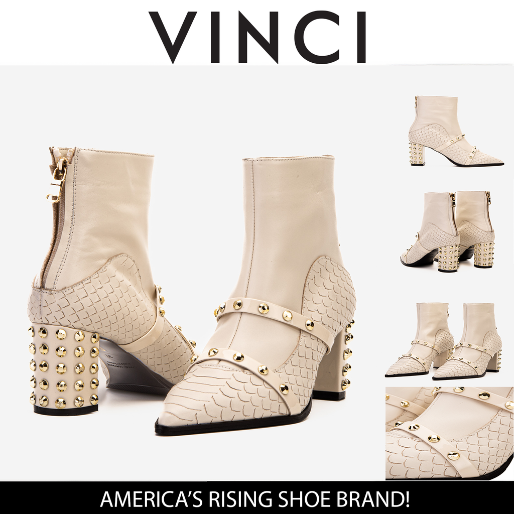 The Valentina Leather Block Heel Women Boot