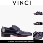 The Arven Navy Snake Leather Men Shoe