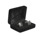 Men J.Valintin Cufflinks by Vitorofolo for French Cuff Shirt V35-23 Black
