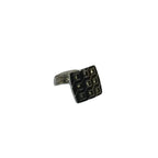 Men J.Valintin Cufflinks by Vitorofolo for French Cuff Shirt V35-23 Black