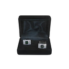 Men J.Valintin Cufflinks by Vitorofolo for French Cuff Shirt V39-61 Green