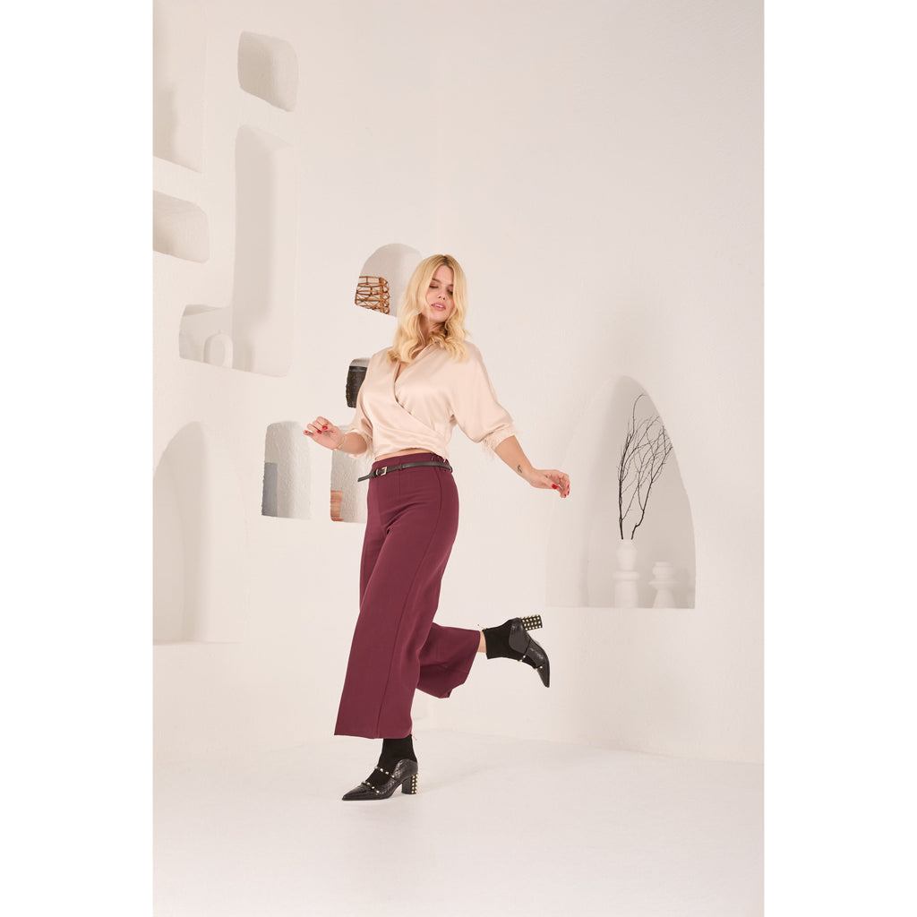 The  Valentina Leather Block Heel Women Boot
