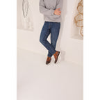 The Regent Brown Leather Wingtip Brogue Men Casual Boot