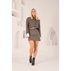 The Infanta Black Leather Block Heel Women Boot