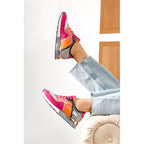 Vinci  Santa Amaro Multi Color Fuchsia Women Sneaker