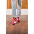 Vinci  Santa Amaro Multi Color Fuchsia Women Sneaker