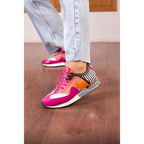 Vinci  Santa Amaro Multi Color Fuchsia Women Sneaker