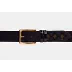 The Vicino Navy Leather Belt