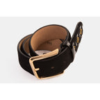 The Vicino Black Leather Belt