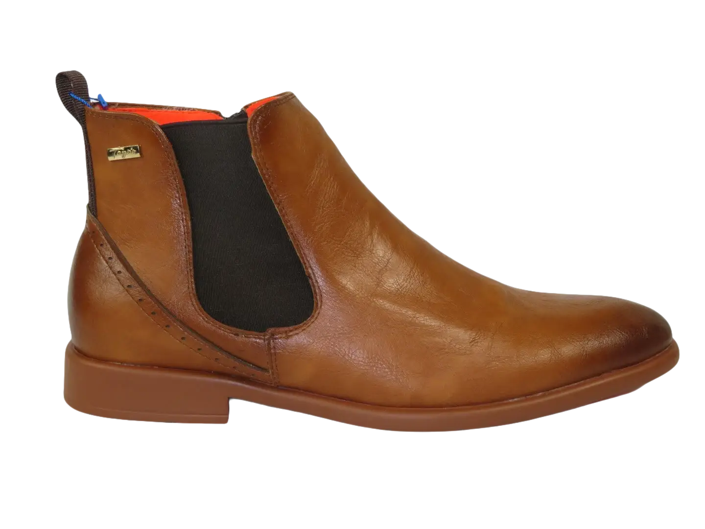 Men's Shoes The Victorian L TAYNO Leather Chelsea Boot Cognac