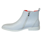 Men's Shoes The Victorian L TAYNO Leather Chelsea Boot White