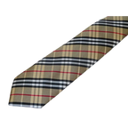 Men's Vito Rofolo From Italy Tie Hankie Gift Boxed 100% Silk VR-26 Gold Plaid