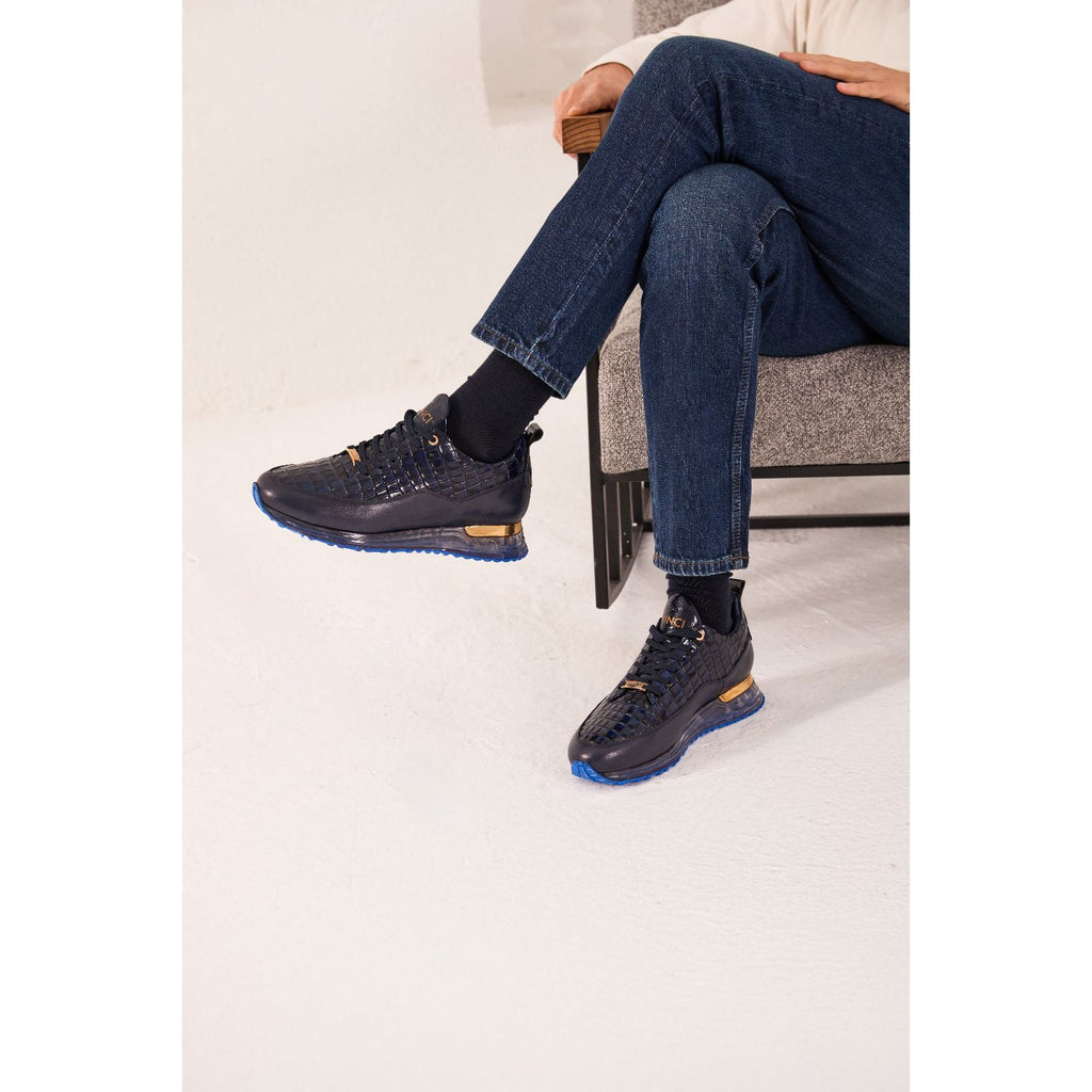 Vinci The Marseille Navy Blue Leather Men Sneaker