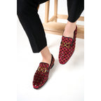 The Vicino Shoe Burgundy Bit Dress Loafer Limited Edition Men Shoe