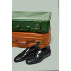 The Istanbul Black Leather Tassel Loafer Men Shoe