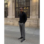 Vinci The Veneto Black Leather Men Sneaker