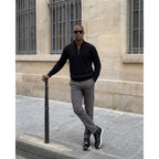 Vinci The Veneto Black Leather Men Sneaker
