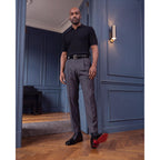 The Royal Hand Craft Black Patent Leather Plain Toe Oxford Men Shoe
