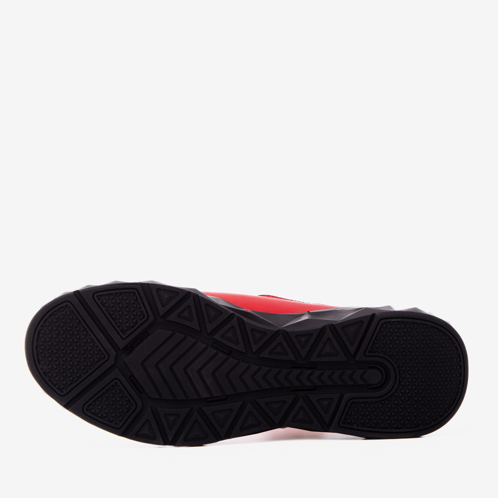The Vertex Red Leather Men's Sneaker