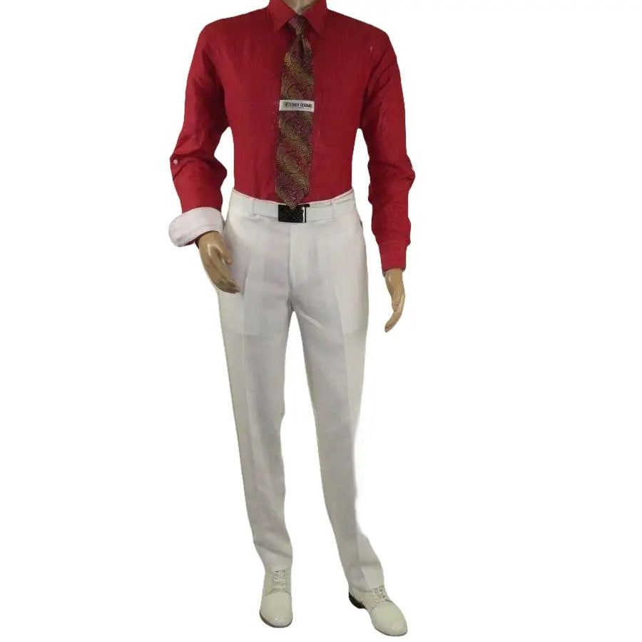 Adolfo Men's Linen Suit summer suit Breathable and comfortable C500 White - J.Valintin Men's Wear Legend - 8892
