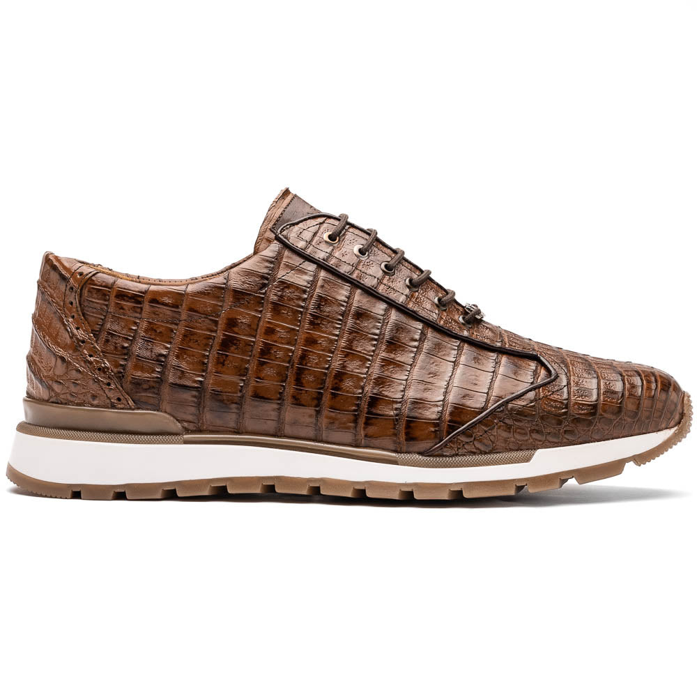 Marco Di Milano genuine caiman crocodile fashion sneaker Alonzo Bay Apache