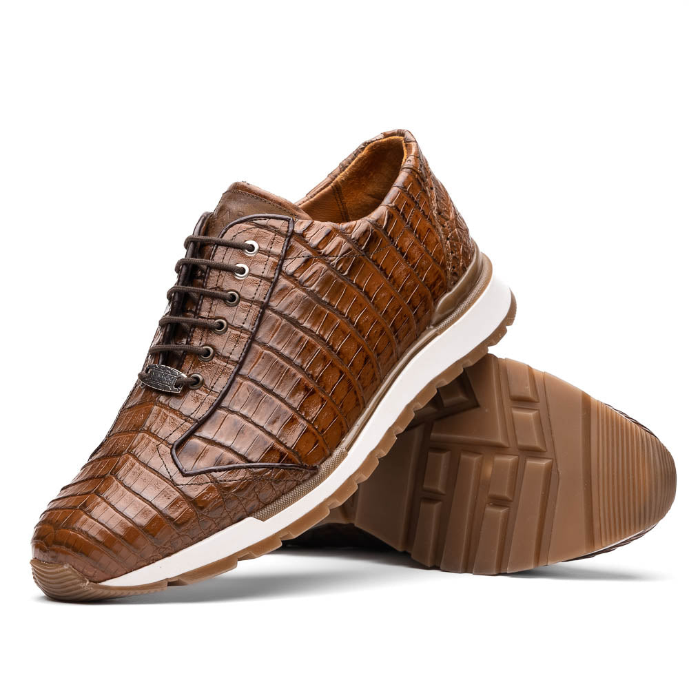 Marco Di Milano genuine caiman crocodile fashion sneaker Alonzo Bay Apache