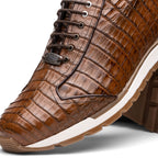Marco Di Milano genuine caiman crocodile fashion sneaker Alonzo Bay Apache