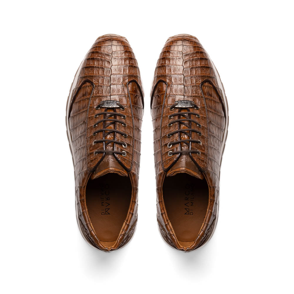Marco Di Milano genuine caiman crocodile fashion sneaker Alonzo Bay Apache