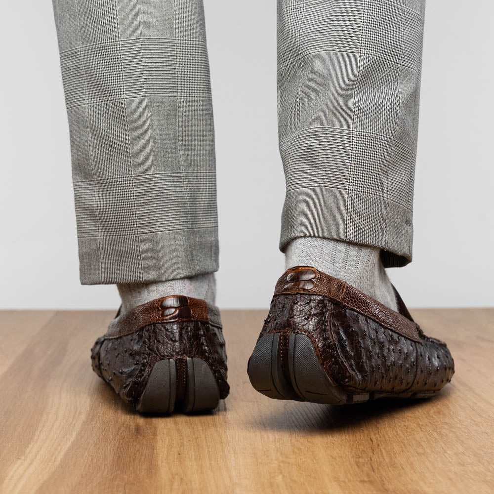 Alba Kango Slip On Classic Shoes Crocodile  Skin Tabac
