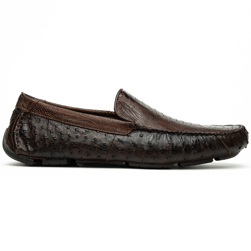 Alba Kango Slip On Classic Shoes Crocodile  Skin Tabac