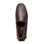 Alba Kango Slip On Classic Shoes Crocodile  Skin Tabac