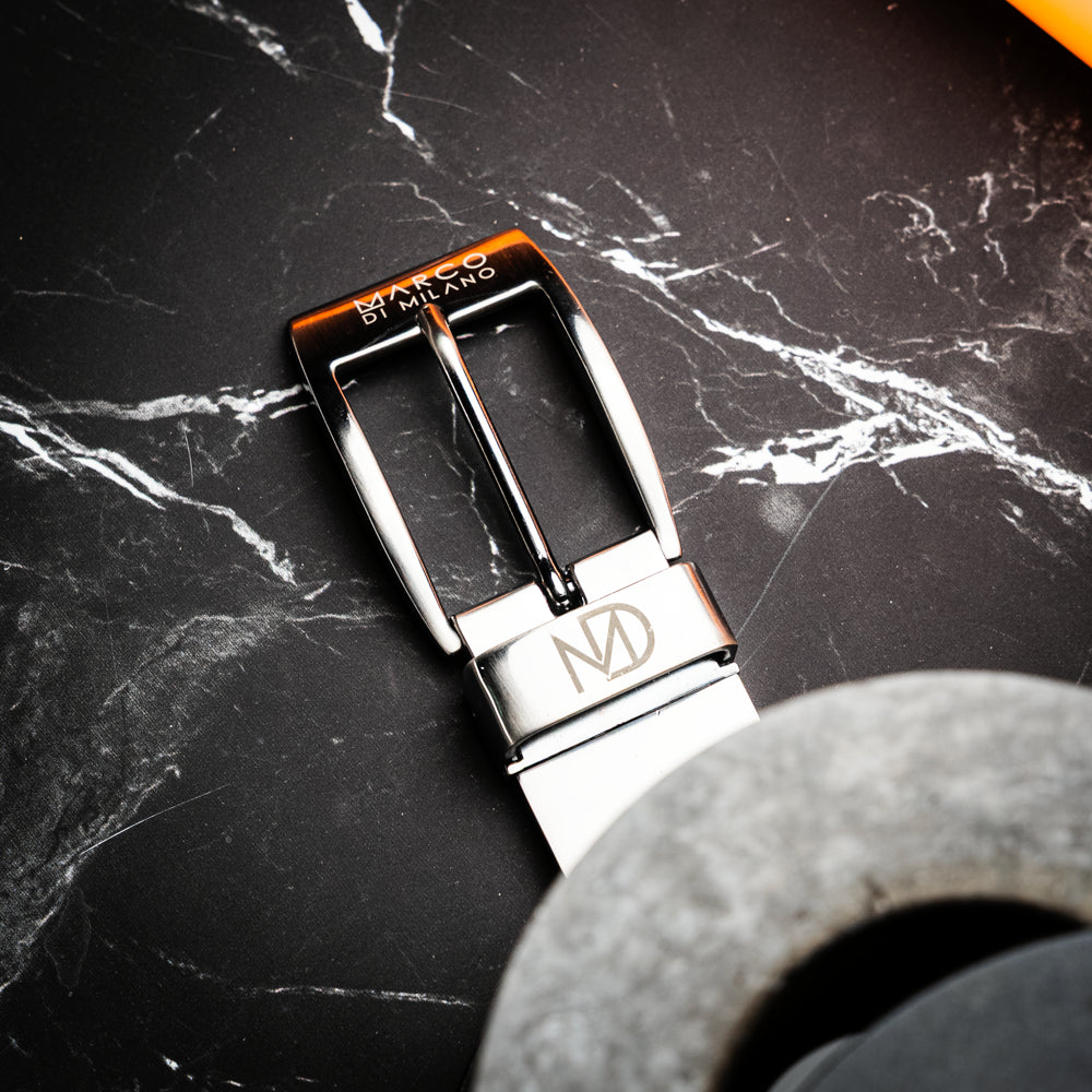 Marco Di Milano Genuine Ostrich Ostrich Leg Exotic Belt Alessio Lemon Green