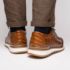 Marco Di Milano genuine caiman crocodile fashion sneaker Alonzo Bay Apache