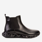 Vinci The Apex Black Leather Men Chelsea Leather Comfort Boot