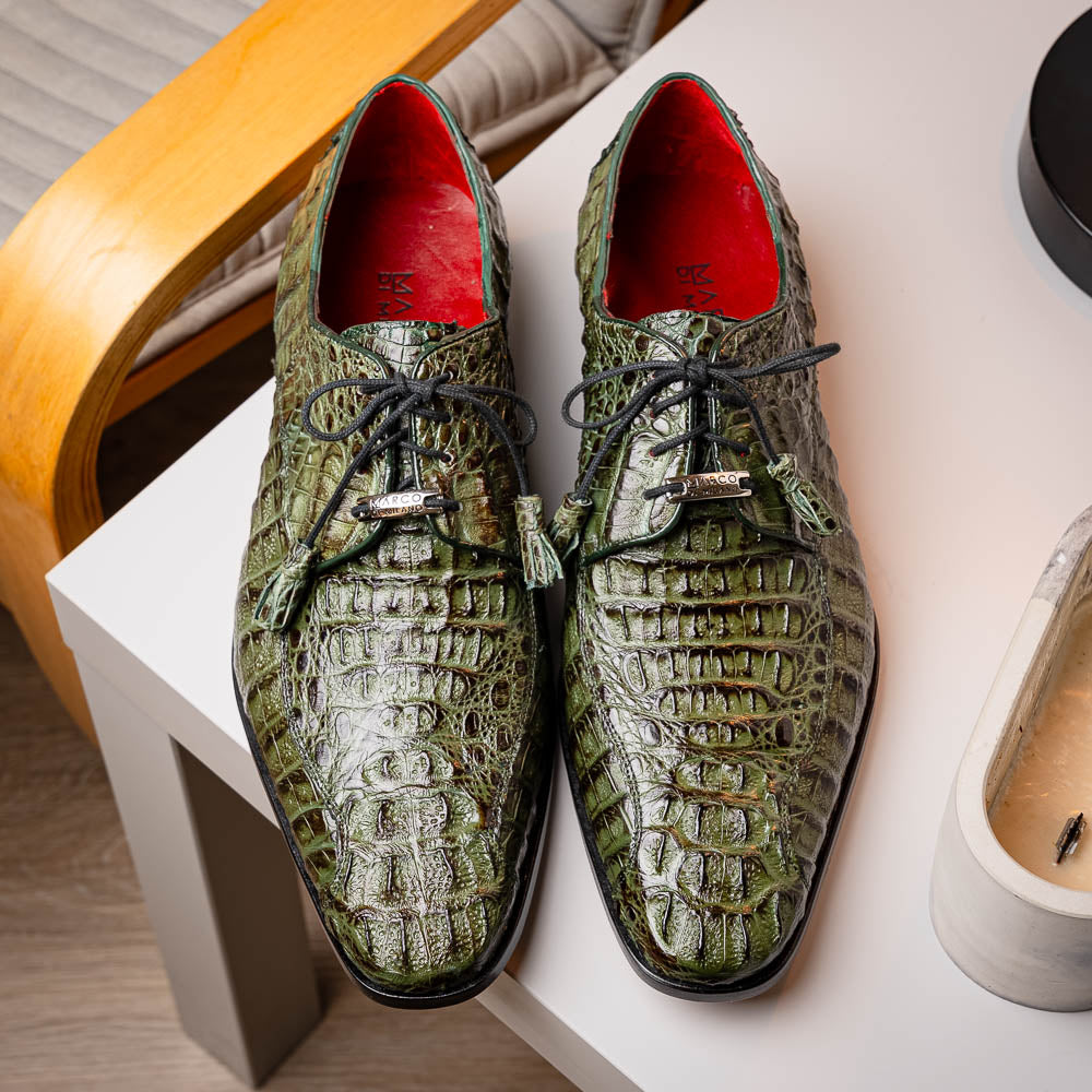 Apricena Genuine Caiman Crocodile Dress Derby's Shoes Woodgreen