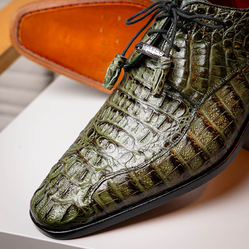Apricena Genuine Caiman Crocodile Dress Derby's Shoes Woodgreen