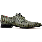 Apricena Genuine Caiman Crocodile Dress Derby's Shoes Woodgreen