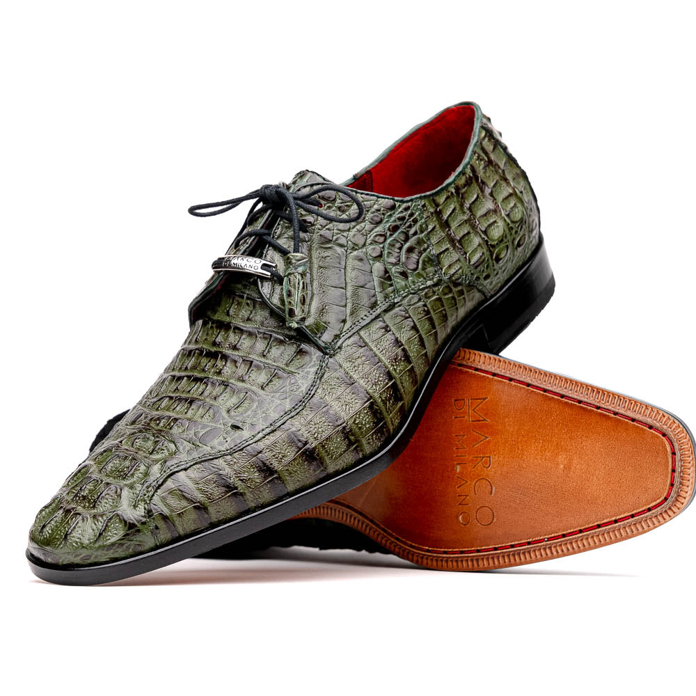 Apricena Genuine Caiman Crocodile Dress Derby's Shoes Woodgreen