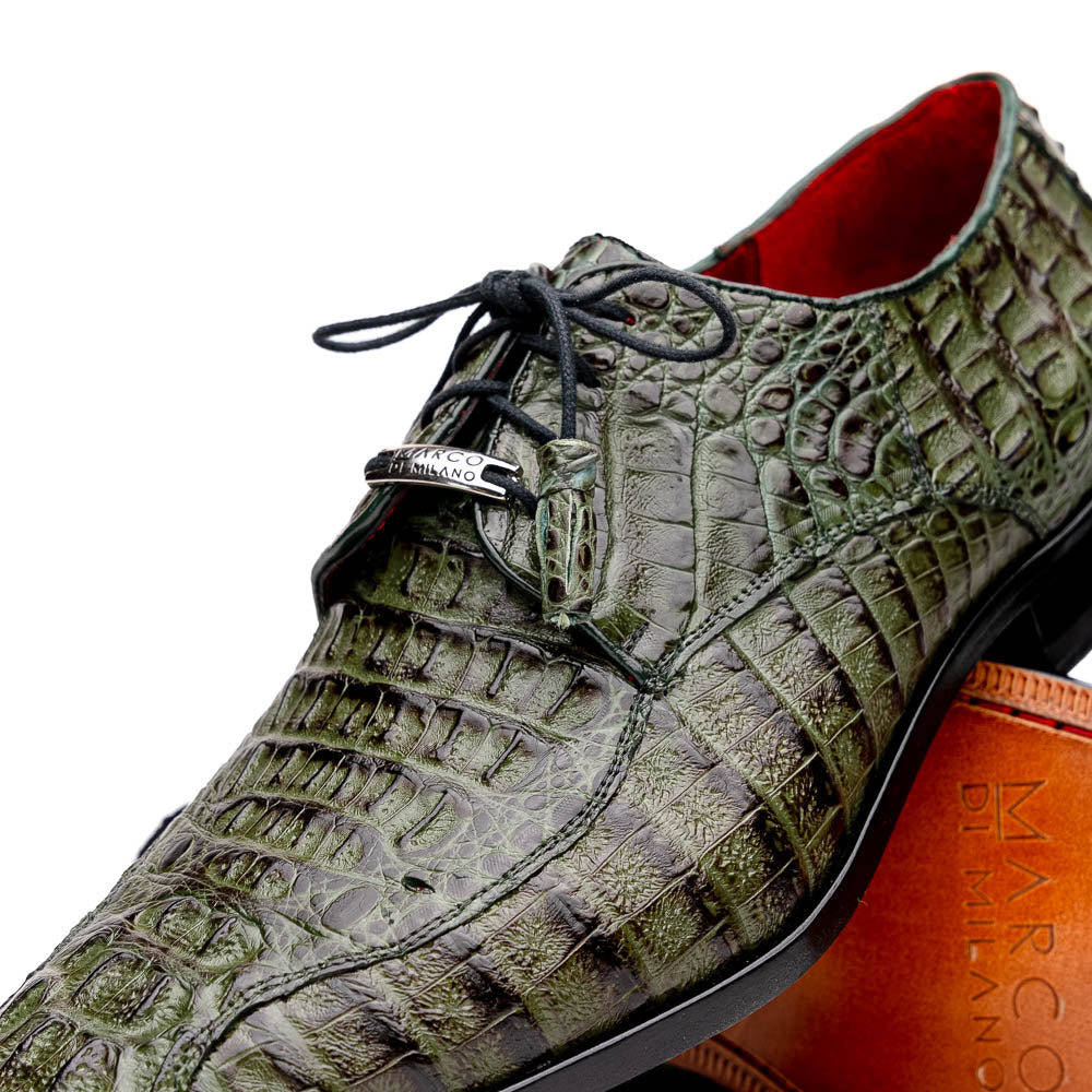 Apricena Genuine Caiman Crocodile Dress Derby's Shoes Woodgreen