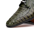 Apricena Genuine Caiman Crocodile Dress Derby's Shoes Woodgreen