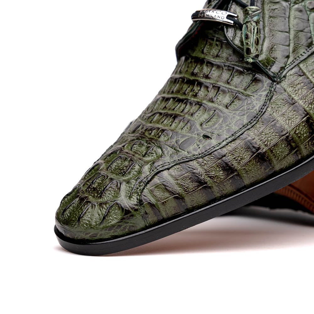 Apricena Genuine Caiman Crocodile Dress Derby's Shoes Woodgreen