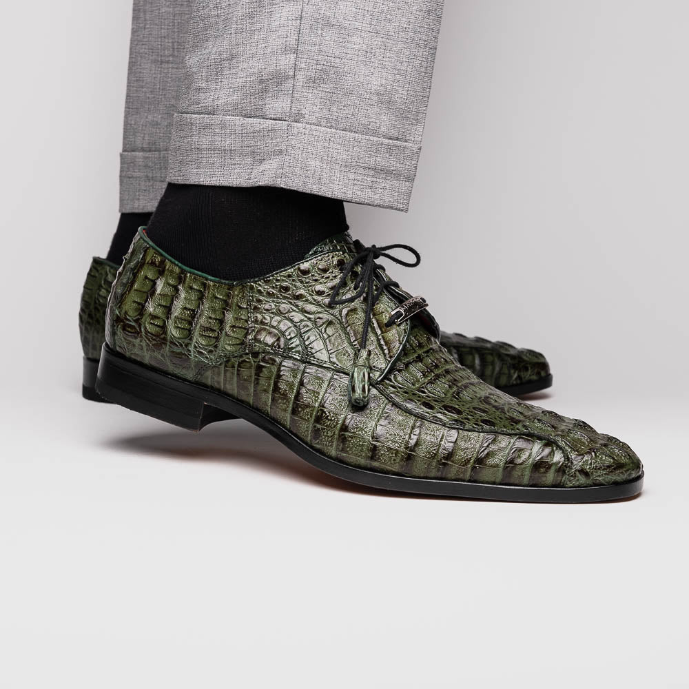 Apricena Genuine Caiman Crocodile Dress Derby's Shoes Woodgreen