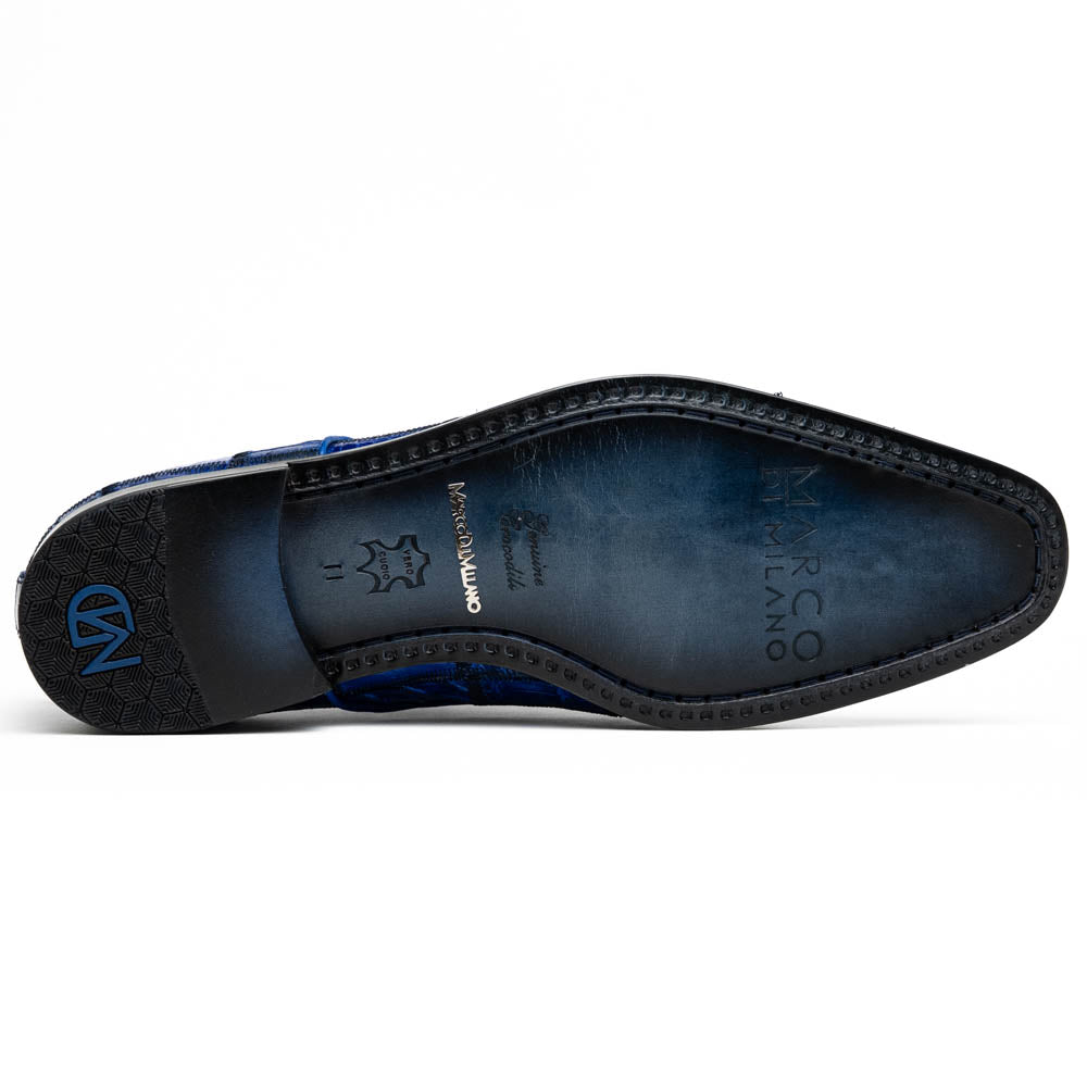 Dress Shoes Animal Skin Oxford Asti Electric Blue