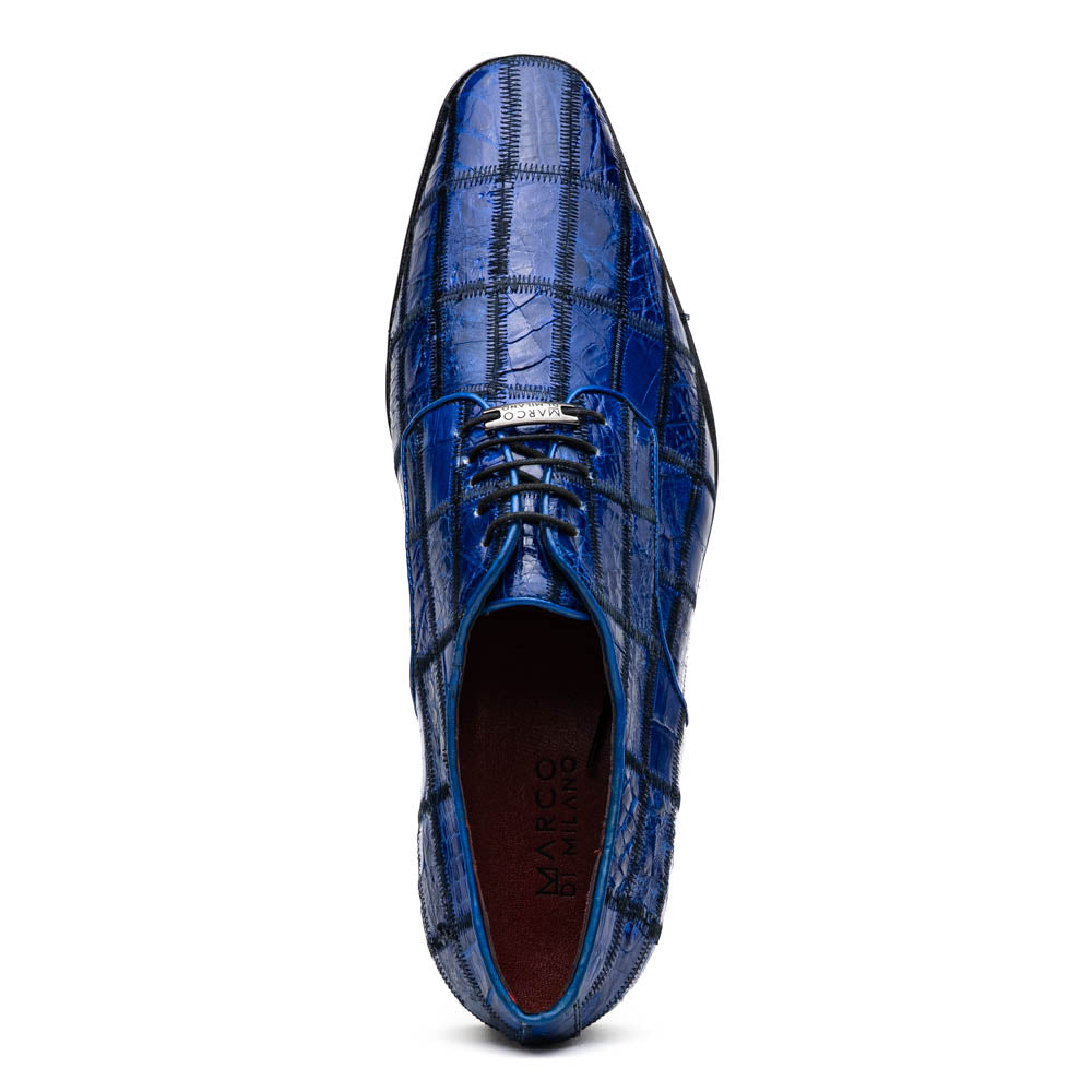 Dress Shoes Animal Skin Oxford Asti Electric Blue