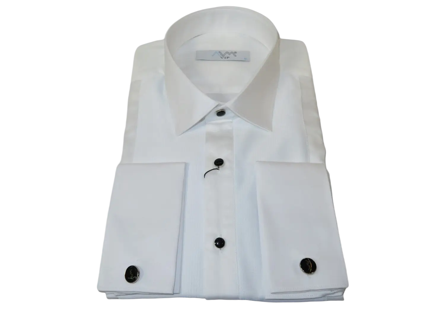 Men CEREMONIA Formal Tux Cotton Shirt Slim Fit Turkey #ATK 013 White Corded