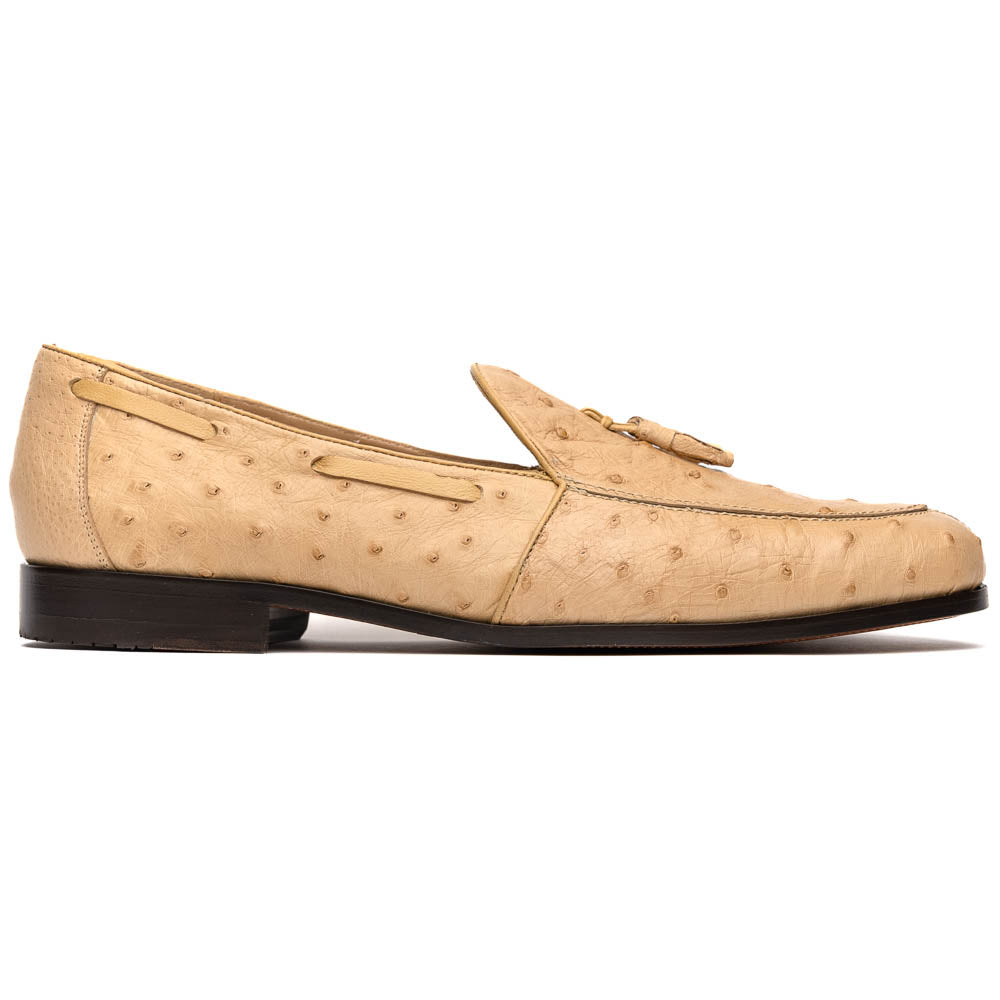 Aubiere Genuine Ostrich Quill Dress tassel Loafers Orix