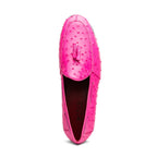 Marco Di Milano genuine& ostrich tassel loafer Shoes AUBIERE Pink