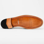 Aubiere Genuine Ostrich Quill Loafers Tassel Shoes White