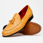 Aubiere Genuine Ostrich Quill Loafer Buttercup