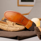 Aubiere Genuine Ostrich Quill Dress tassel Loafers Orix